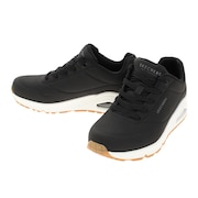 スケッチャーズ（SKECHERS）（レディース）カジュアルシューズ ウノ スタンドオンエアー 73690-BLK