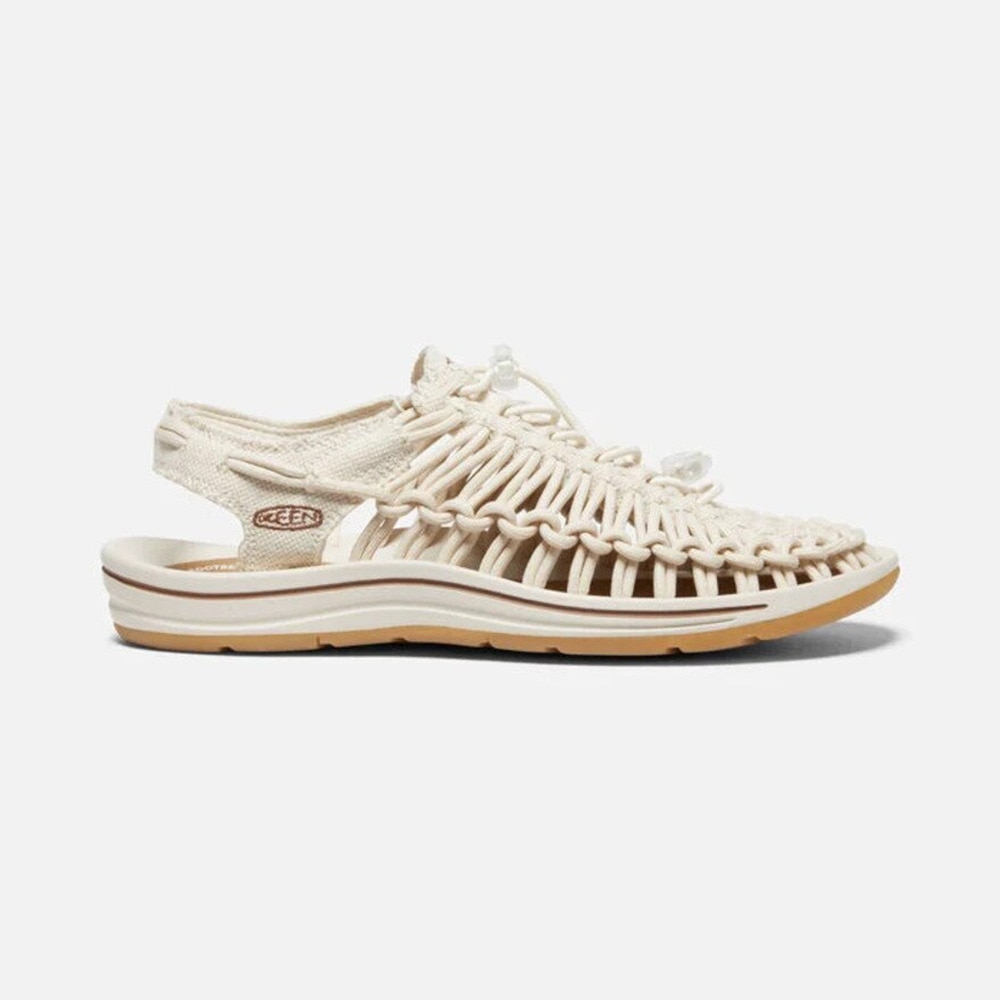 キーン（KEEN）（レディース）ユニーク キャンバス ナチュラルキャンバス ホワイト 1026231 ストラップサンダル シューズ 靴 アウトドア カジュアル