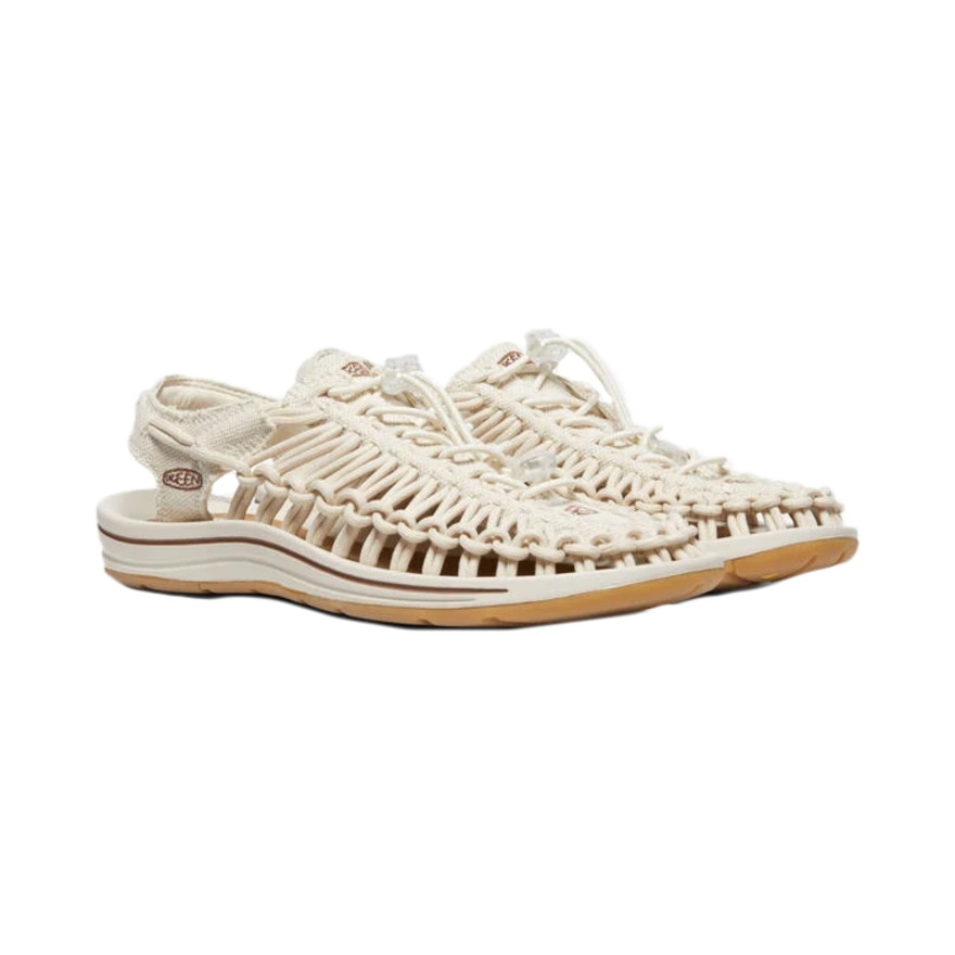 キーン（KEEN）（レディース）ユニーク キャンバス ナチュラルキャンバス ホワイト 1026231 ストラップサンダル シューズ 靴 アウトドア カジュアル
