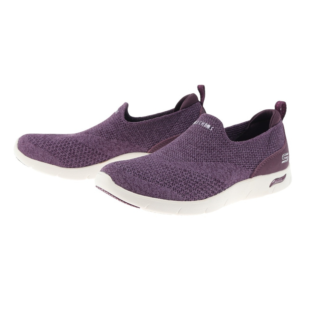 スケッチャーズ｜アーチフィットリファインドントゴー ARCH FIT REFINE DONT GO バイオレット 104164-PLUM レディース  シューズ - スポーツ用品はスーパースポーツゼビオ