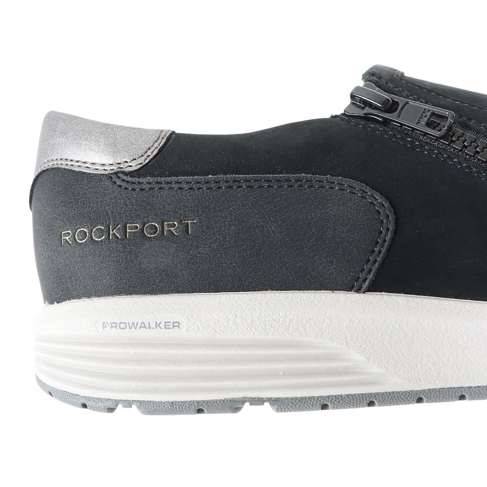 ロックポート（ROCKPORT）（レディース）モックシューズ トゥルーストライド W スリッポン レディース 黒 ブラック CI0078 カジュアル スエード 通勤 通学 