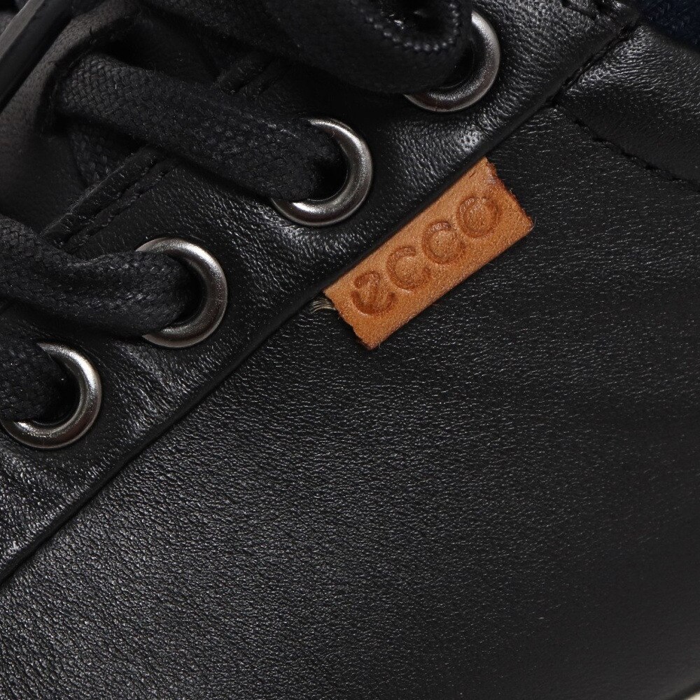 エコー（ecco）（レディース）スニーカー 黒 レディース ソフト7 SOFT7 43000301001 カジュアルシューズ レザー風 通勤 通学 普段履き オフィス