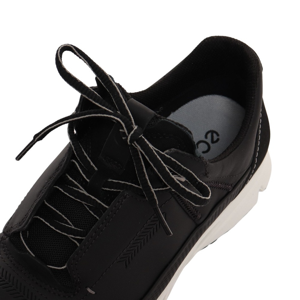 エコー（ecco）（レディース）スニーカー 黒 レディース マルチベント MULTI-VENT WOMENS LEATHER SNEAKER  88012301001 カジュアル レザー 通勤 通学 オフィス