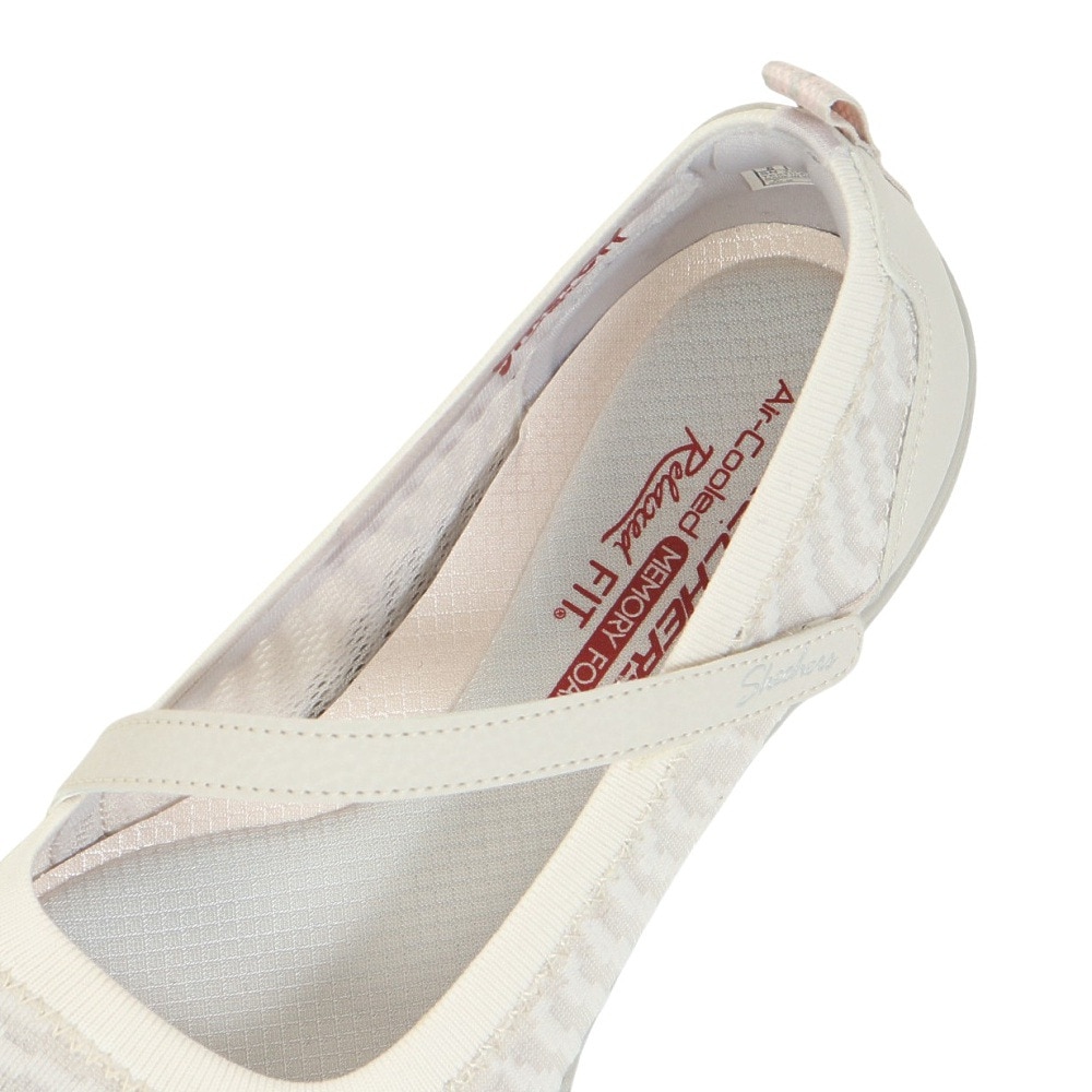 スケッチャーズ（SKECHERS）（レディース）カジュアルシューズ ブリース イージー レディー レーン ベージュ 100264-NAT スニーカー タウン 通気性 軽量