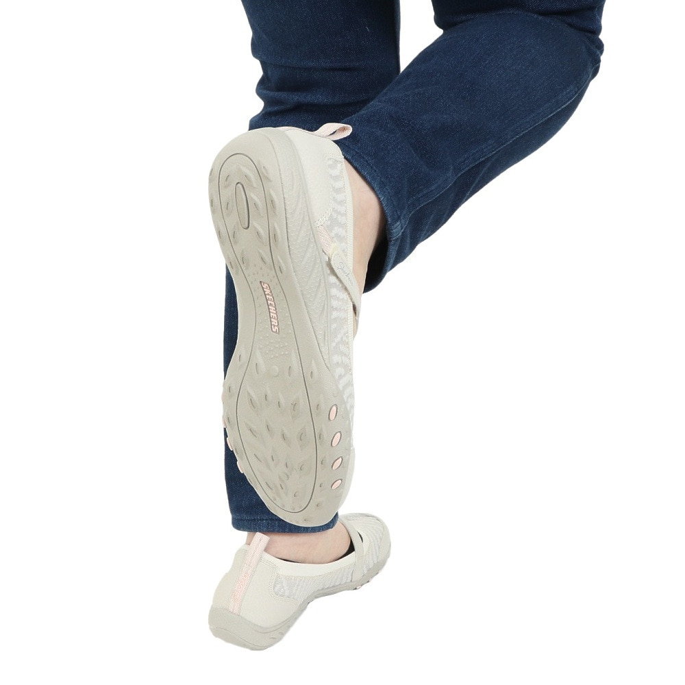 スケッチャーズ（SKECHERS）（レディース）カジュアルシューズ ブリース イージー レディー レーン ベージュ 100264-NAT スニーカー タウン 通気性 軽量