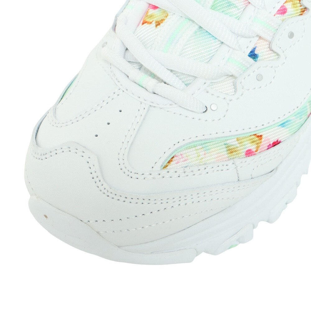 スケッチャーズ（SKECHERS）（レディース）カジュアルシューズ ディーライト ブルーミング フィールズ ホワイト 白 149794-WMLT スニーカー タウン 通気性