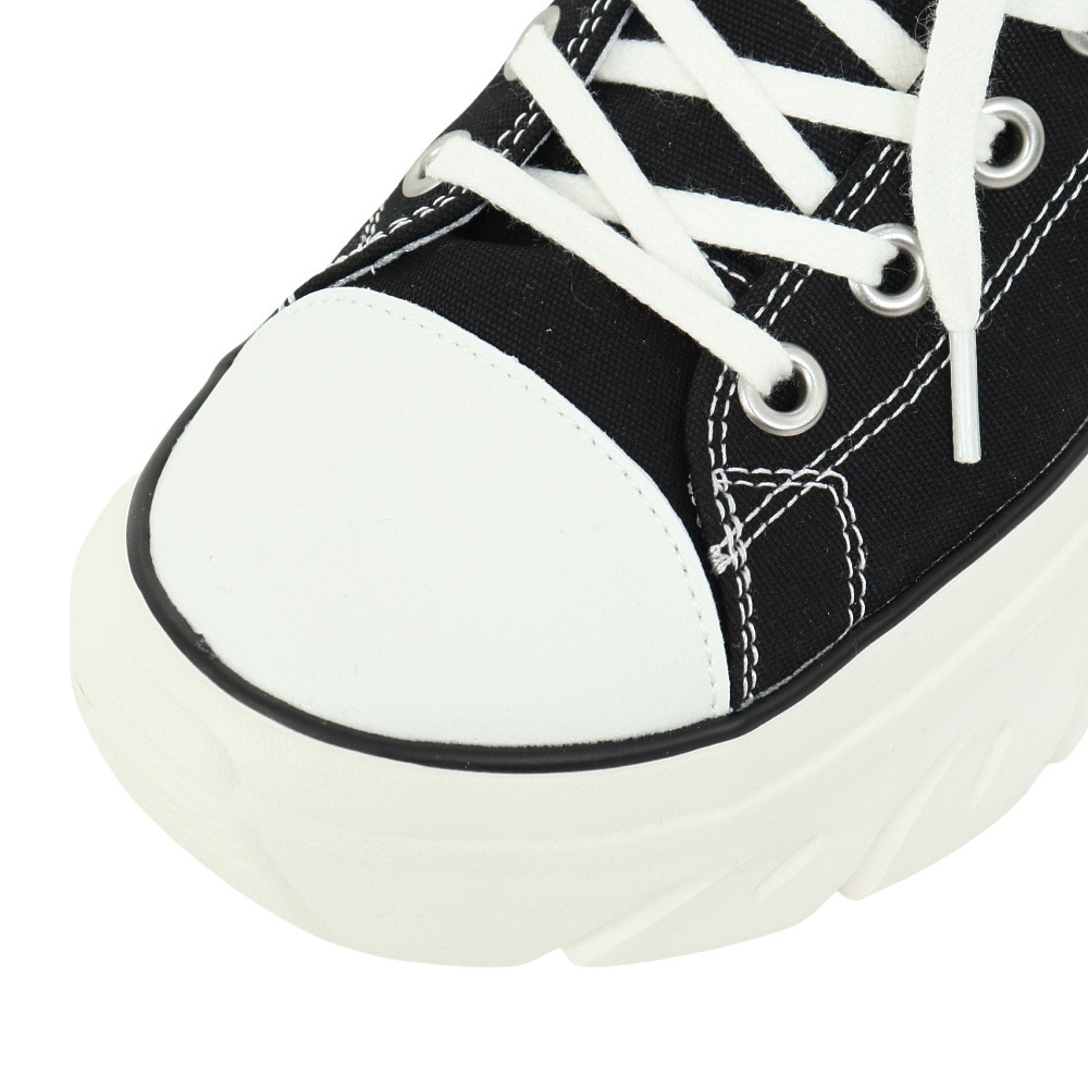 スケッチャーズ（SKECHERS）（レディース）カジュアルシューズ ファンキー ストリート グルーヴ ウェイ 177430-BLK スニーカー 厚底 ハイカット