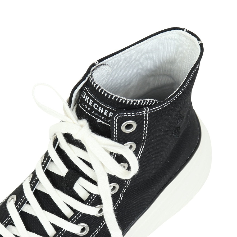 スケッチャーズ（SKECHERS）（レディース）カジュアルシューズ ファンキー ストリート グルーヴ ウェイ 177430-BLK スニーカー 厚底 ハイカット