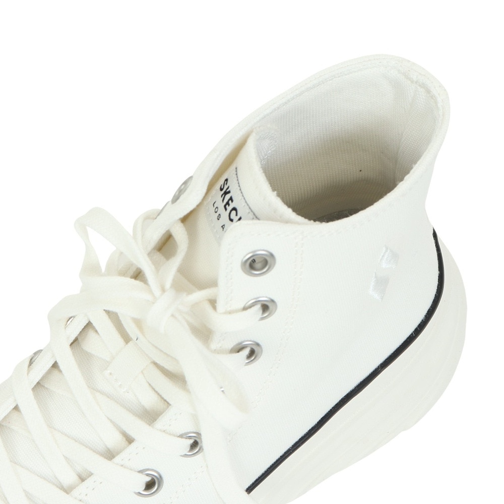 スケッチャーズ（SKECHERS）（レディース）カジュアルシューズ ファンキー ストリート グルーヴ ウェイ ホワイト 177430-WHT スニーカー 厚底 ハイカット