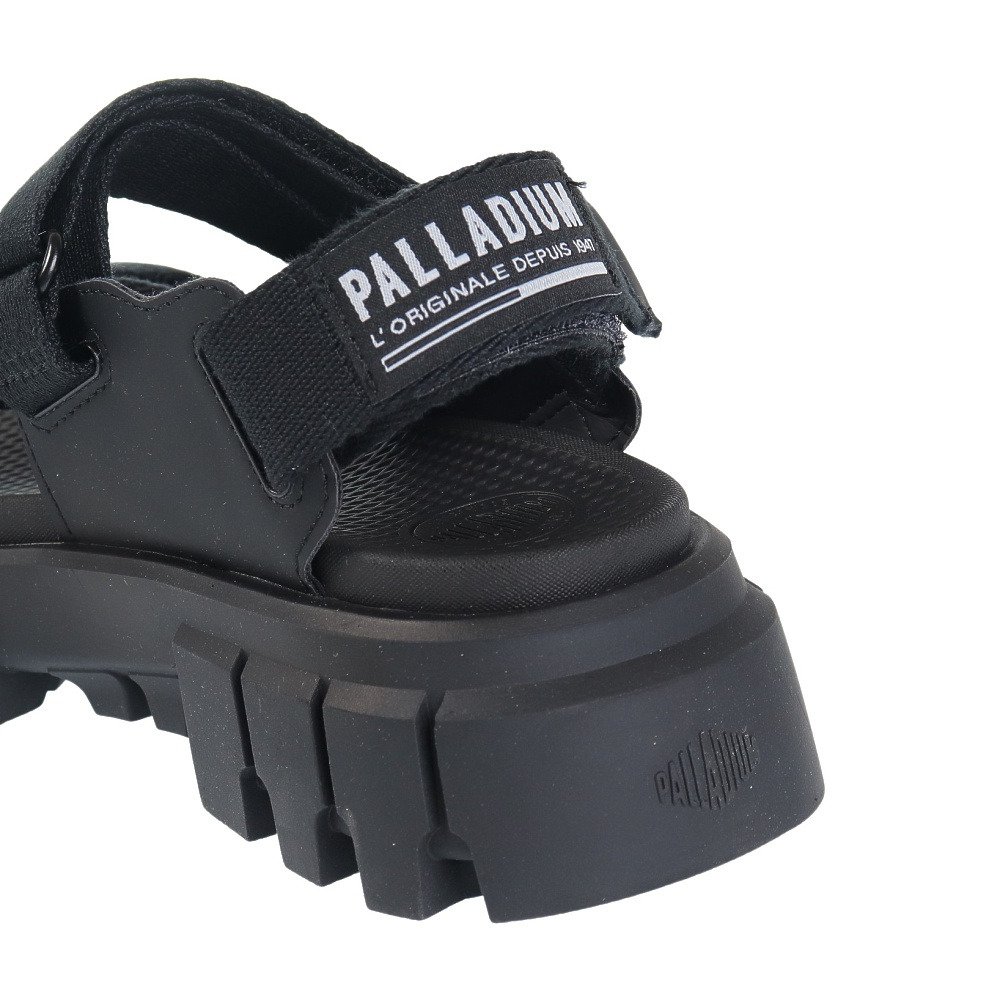 パラディウム（PALLADIUM）（レディース）カジュアルシューズ レボルト サンダル モノ BLACK ブラック 98578-008 スポーツサンダル 厚底 クッション性