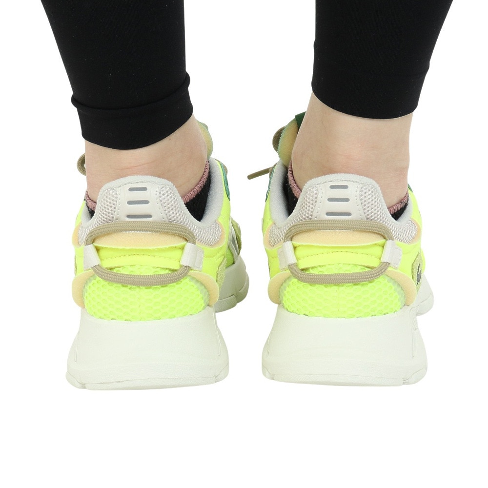 ラコステ（LACOSTE）（レディース）カジュアルシューズ L003 NEO 123 1 SFA ホワイト イエロー 45SFA0001-Y21 スニーカー スポーツシューズ タウン 街履き 