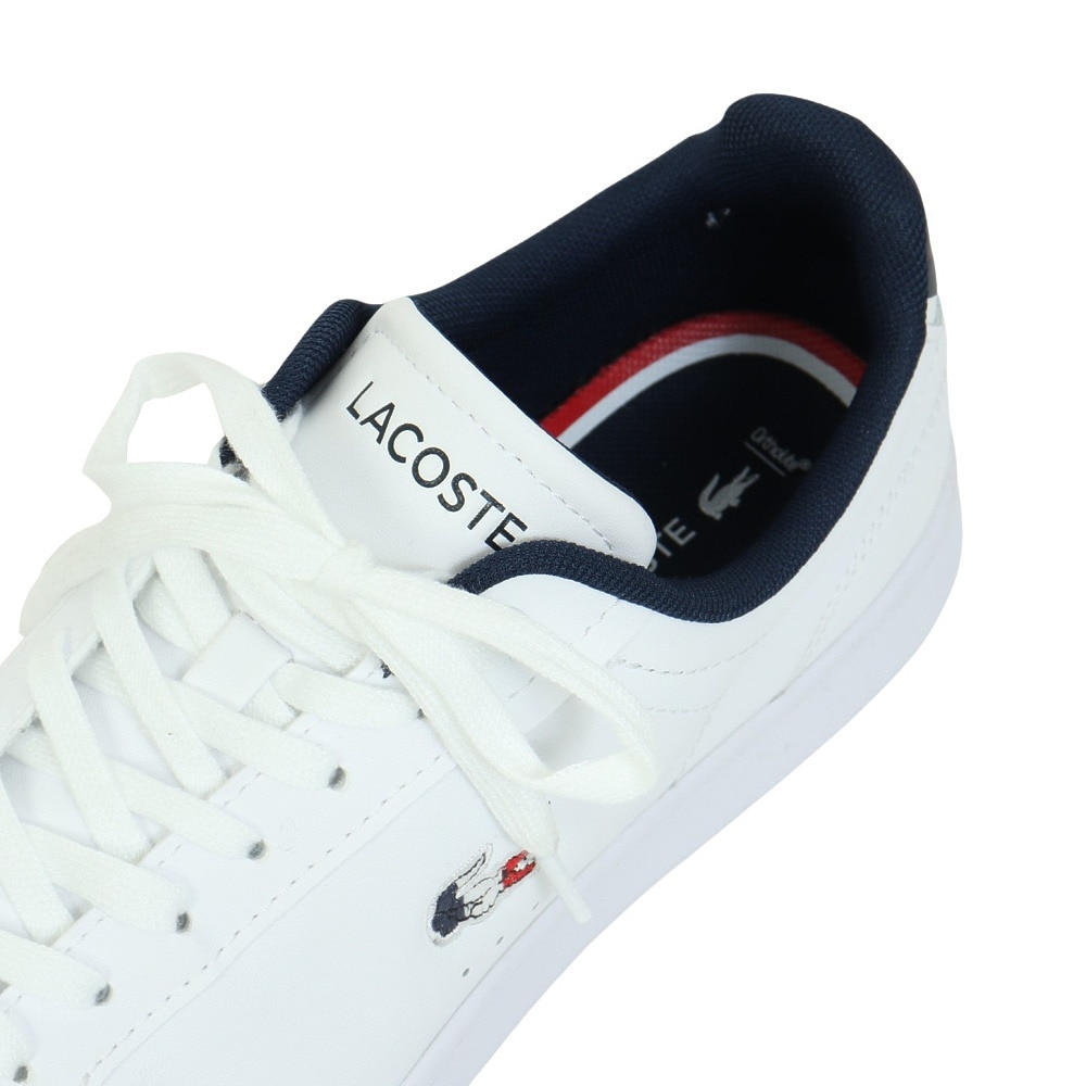 ラコステ（LACOSTE）（レディース）カジュアルシューズ カーナビー プロ TRI 123 1 SFA ホワイト ネイビー  45SFA0084-407 スニーカー スポーツシューズ