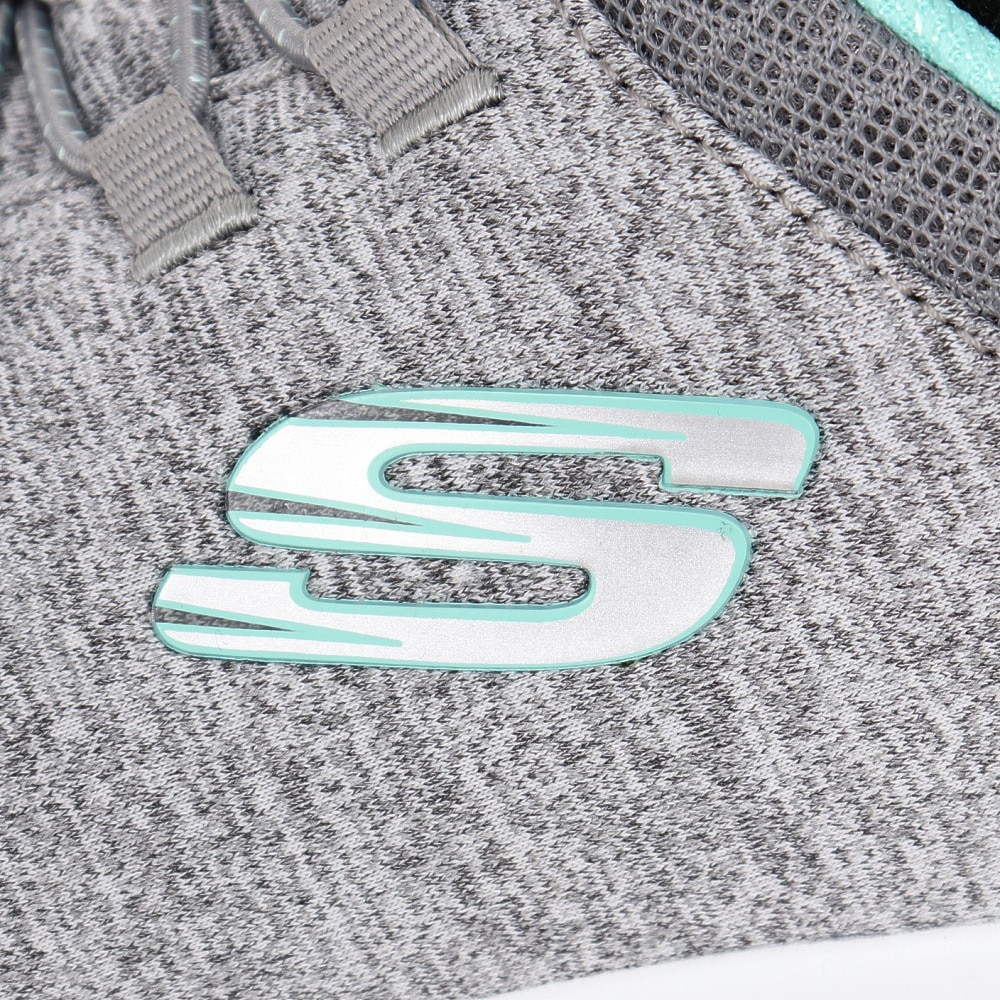 スケッチャーズ（SKECHERS）（レディース）カジュアルシューズ ダイナマイト 2.0イン ア フラッシュ ワイド グレー 12965W-GYMN スニーカー クッション性