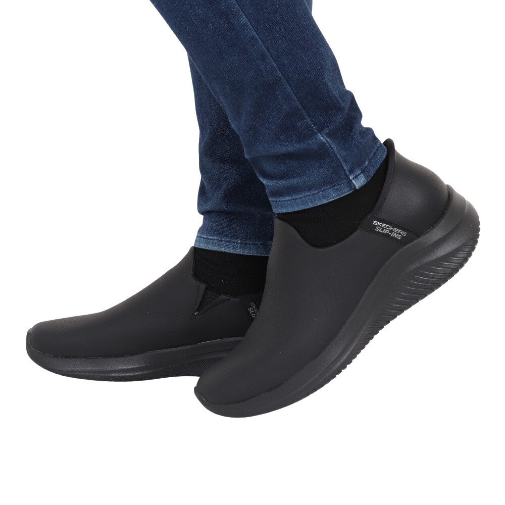 スケッチャーズ（SKECHERS）（レディース）カジュアルシューズ ULTRA FLEX 3-ALL SMOOTH 149593-BBK