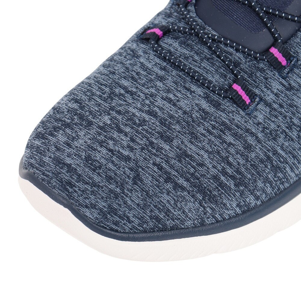 スケッチャーズ（SKECHERS）（レディース）スニーカー サミッツ ダズリング ヘイズ  ネイビー 149937-NVPR スリッポン スリップインズ ウォッシャブル