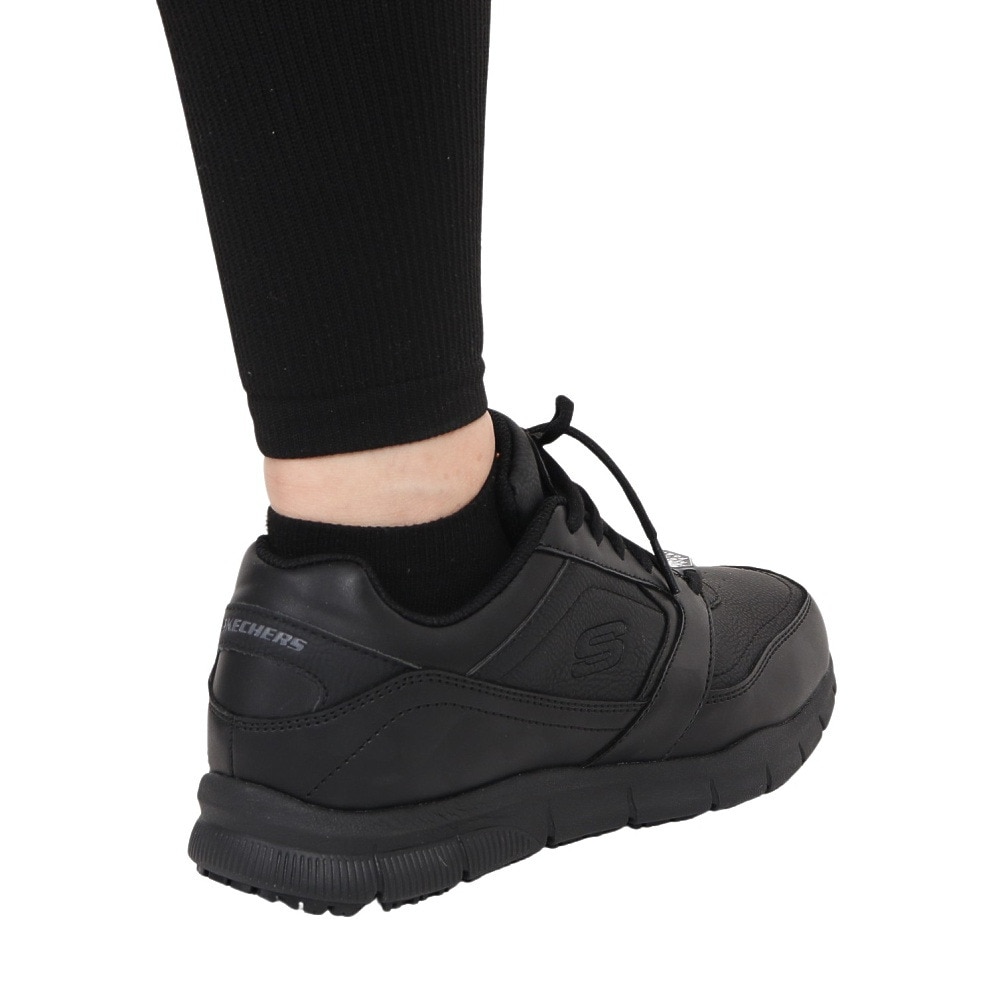スケッチャーズ（SKECHERS）（レディース）カジュアルシューズ ナンパ ウィオラ SR 77235-BLK