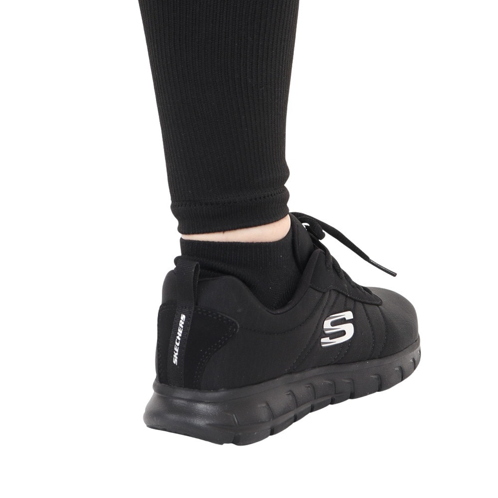 スケッチャーズ（SKECHERS）（レディース）カジュアルシューズ ビム ハーモニックブラック 88888130-BBK スニーカー 軽量 タウン スポーツ 運動靴