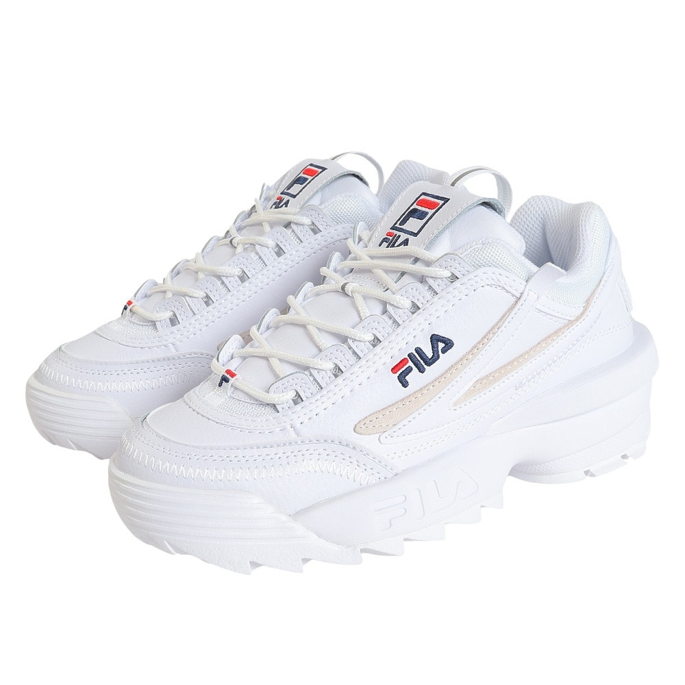 フィラ（FILA）（レディース）カジュアルシューズ ディスラプター2 EXP 厚底ローカットスニーカー 5XM02256-125