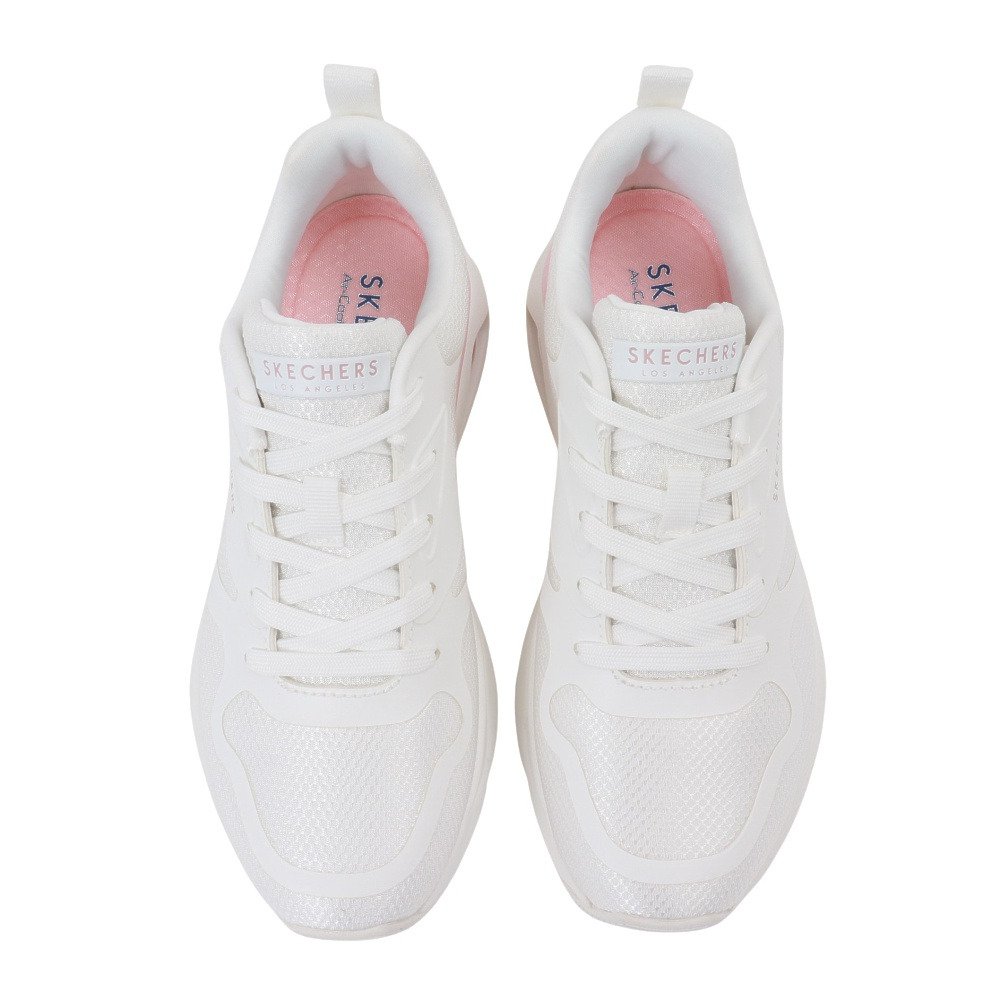 スケッチャーズ（SKECHERS）（レディース）カジュアルシューズ トレスエアウノレボリューションエアリー ホワイト 177420-WHT スニーカー おしゃれ シンプル