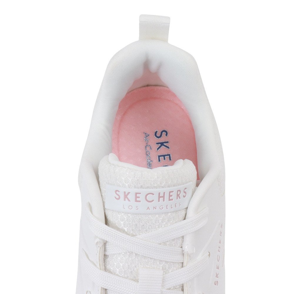 スケッチャーズ（SKECHERS）（レディース）カジュアルシューズ トレスエアウノレボリューションエアリー ホワイト 177420-WHT スニーカー おしゃれ シンプル