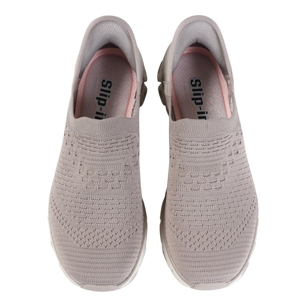スケッチャーズ（SKECHERS）（レディース）カジュアルシューズ スリップインズ グライド ステップ グレー 104319-TPE スニーカー ハンズフリー 快適