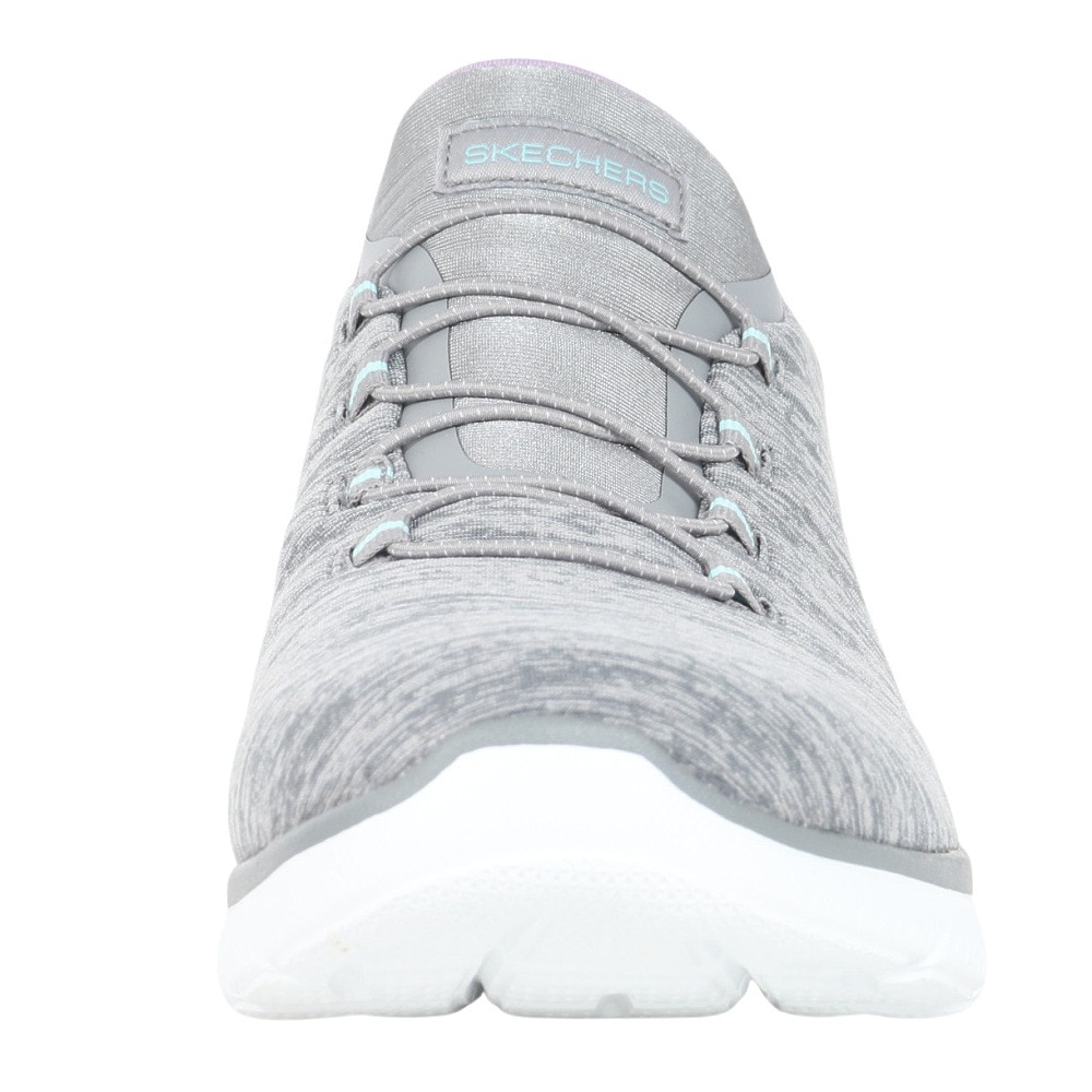 スケッチャーズ（SKECHERS）（レディース）カジュアルシューズ スリップインズ サミッツ ダズリング ヘイズ グレー 149937W-GYMT スニーカー ハンズフリー