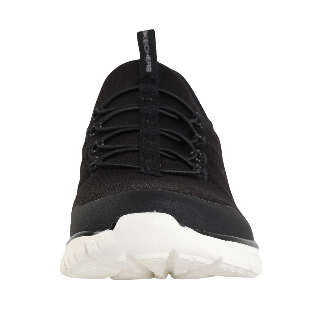 スケッチャーズ（SKECHERS）（レディース）カジュアルシューズ スリップインズ バーチュー グロー ブラック 104426-BKW スニーカー ハンズフリー 快適