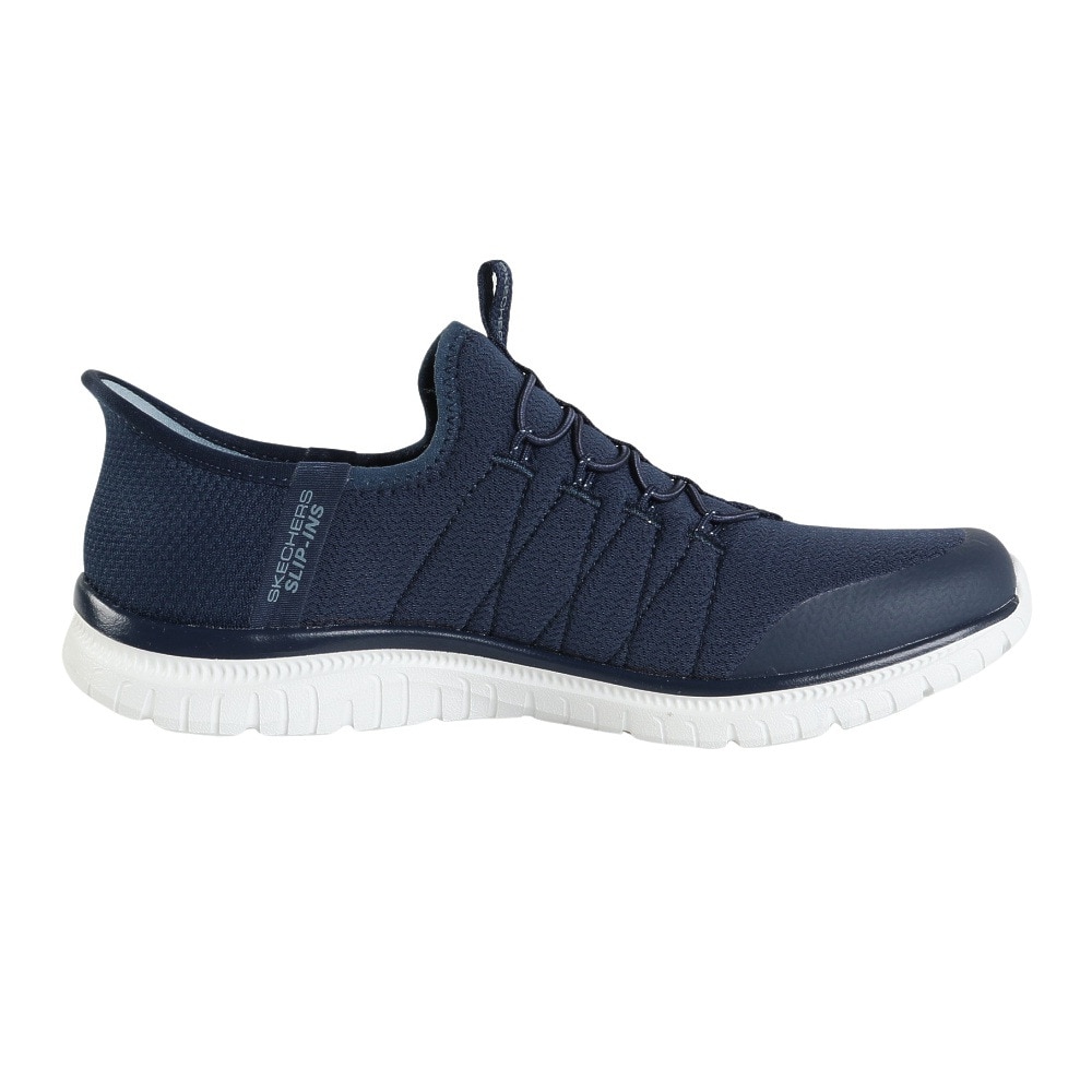 スケッチャーズ（SKECHERS）（レディース）カジュアルシューズ スリップインズ バーチュー グロー ネイビー 104426-NVY スニーカー ハンズフリー 快適