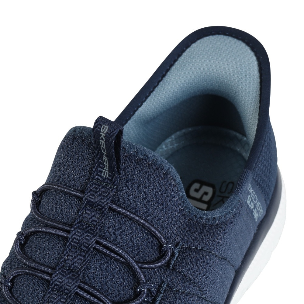 スケッチャーズ（SKECHERS）（レディース）カジュアルシューズ スリップインズ バーチュー グロー ネイビー 104426-NVY スニーカー ハンズフリー 快適