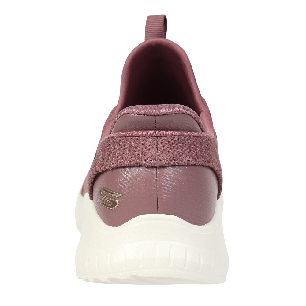 スケッチャーズ（SKECHERS）（レディース）カジュアルシューズ スリップインズボブススクワッドカオス ライラック 117505W-MVE スニーカー 屈曲性 快適