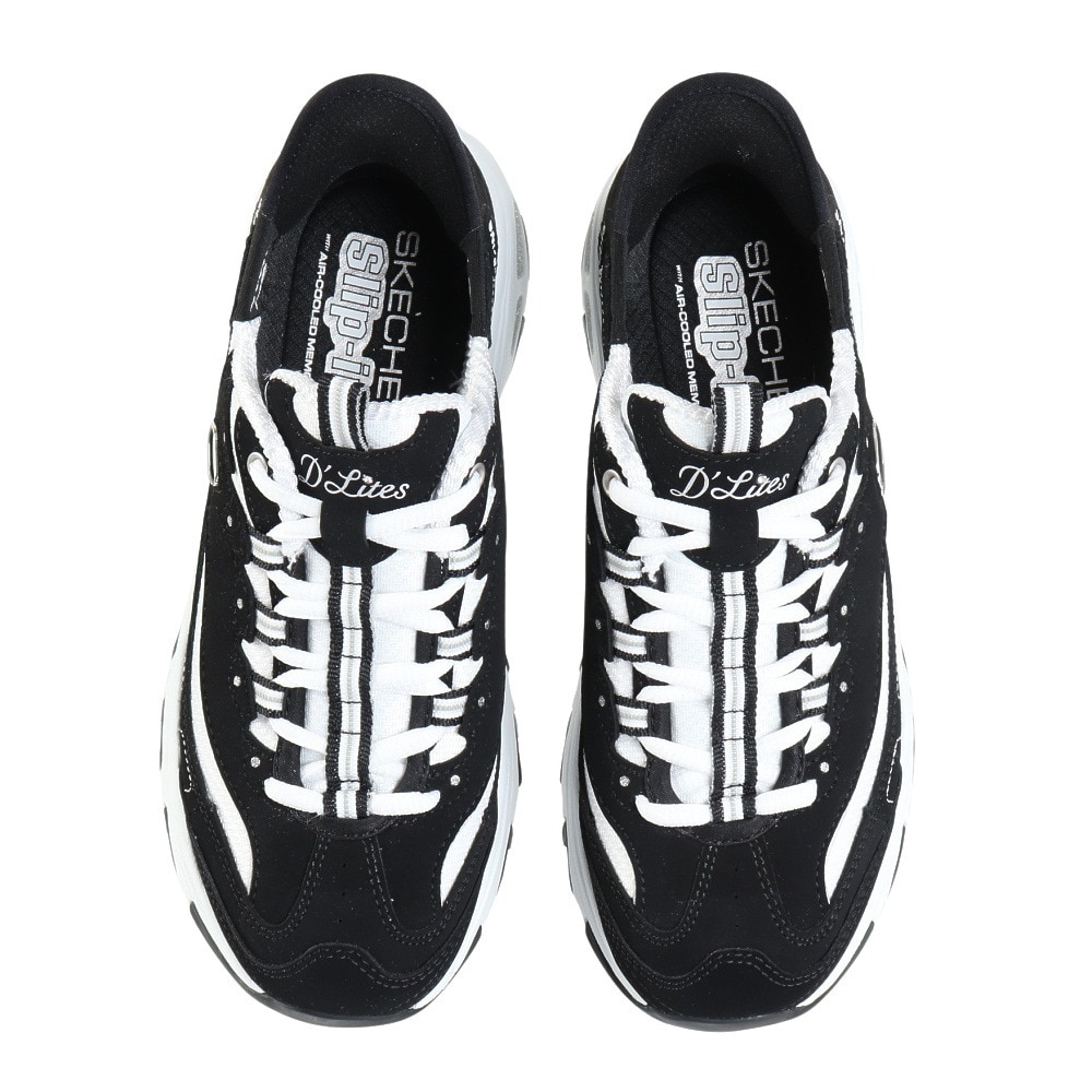 スケッチャーズ（SKECHERS）（レディース）カジュアルシューズ スリップインズ ディーライツ ニュー クラシック ブラック 150030-BKW スニーカー ハンズフリー