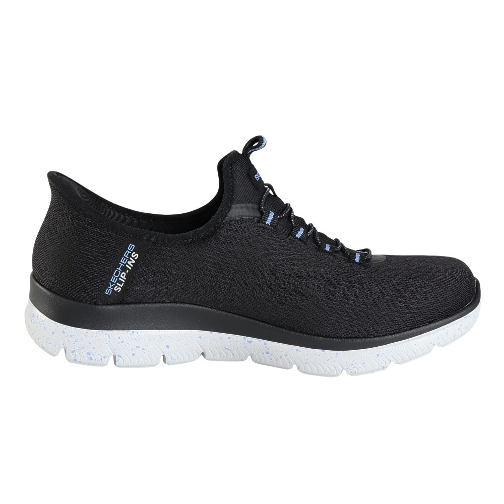 スケッチャーズ（SKECHERS）（レディース）カジュアルシューズ スリップインズ サミッツ ベスト チョイス ブラック 150199W-BKLB スニーカー ハンズフリー