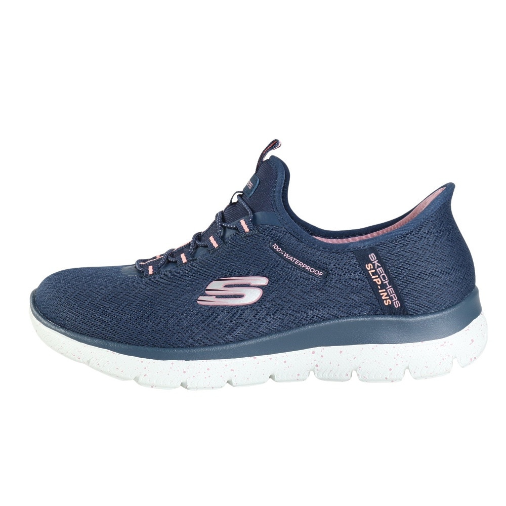 スケッチャーズ（SKECHERS）（レディース）カジュアルシューズ スリップインズ サミッツ ベスト チョイス ネイビー 150199W-NVCL スニーカー ハンズフリー
