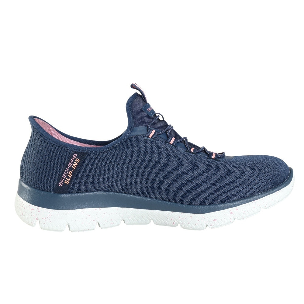 スケッチャーズ（SKECHERS）（レディース）カジュアルシューズ スリップインズ サミッツ ベスト チョイス ネイビー 150199W-NVCL スニーカー ハンズフリー