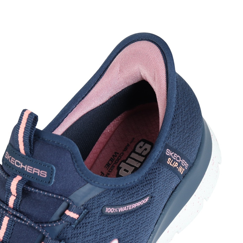 スケッチャーズ（SKECHERS）（レディース）カジュアルシューズ スリップインズ サミッツ ベスト チョイス ネイビー 150199W-NVCL スニーカー ハンズフリー