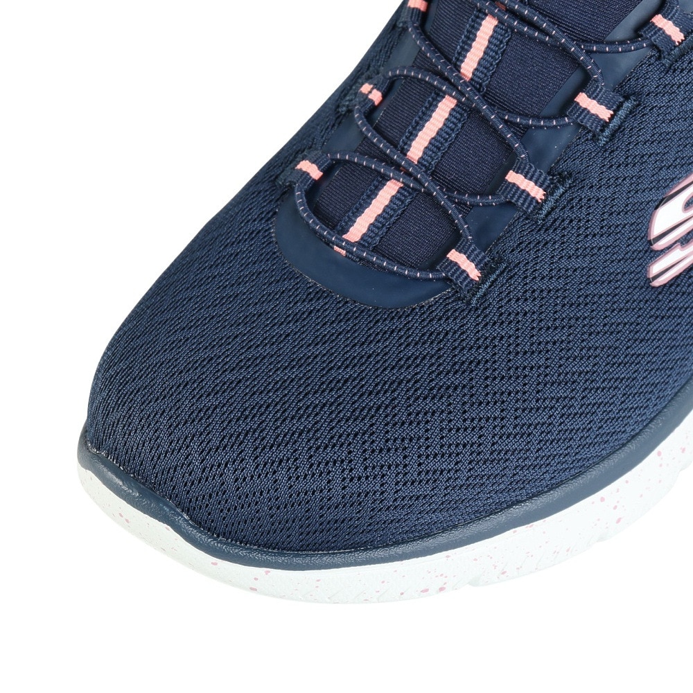 スケッチャーズ（SKECHERS）（レディース）カジュアルシューズ スリップインズ サミッツ ベスト チョイス ネイビー 150199W-NVCL スニーカー ハンズフリー