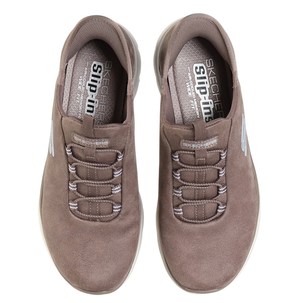 スケッチャーズ（SKECHERS）（レディース）カジュアルシューズ スリップインズサミッツアンノウントレイル ブラウン 150254W-BRN スニーカー ハンズフリー