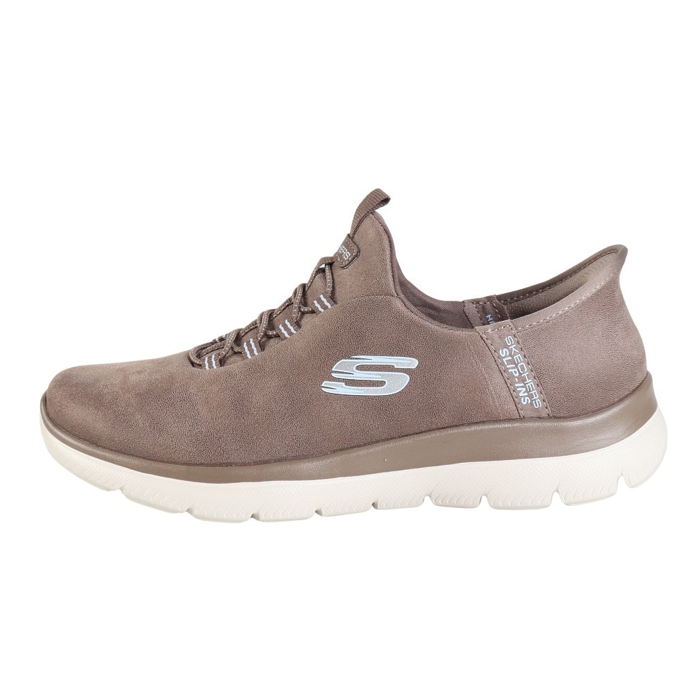 スケッチャーズ（SKECHERS）（レディース）カジュアルシューズ スリップインズサミッツアンノウントレイル ブラウン 150254W-BRN スニーカー ハンズフリー
