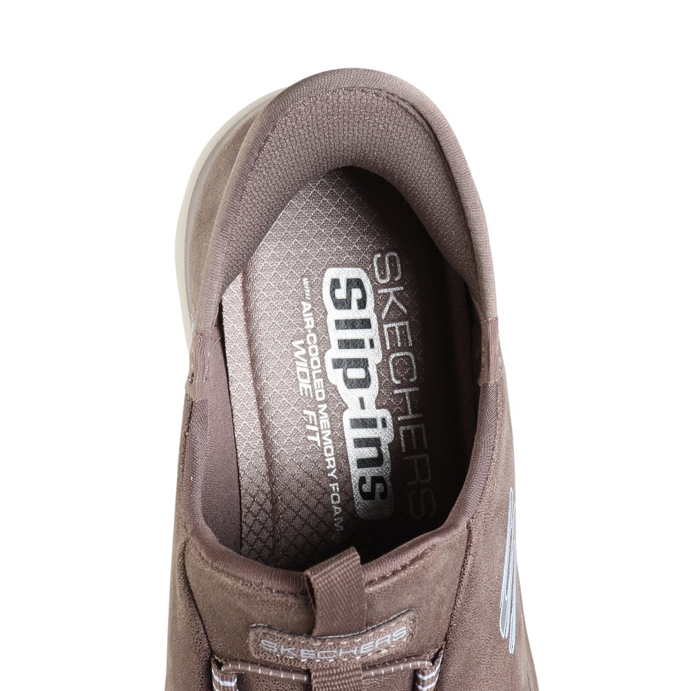 スケッチャーズ（SKECHERS）（レディース）カジュアルシューズ スリップインズサミッツアンノウントレイル ブラウン 150254W-BRN スニーカー ハンズフリー