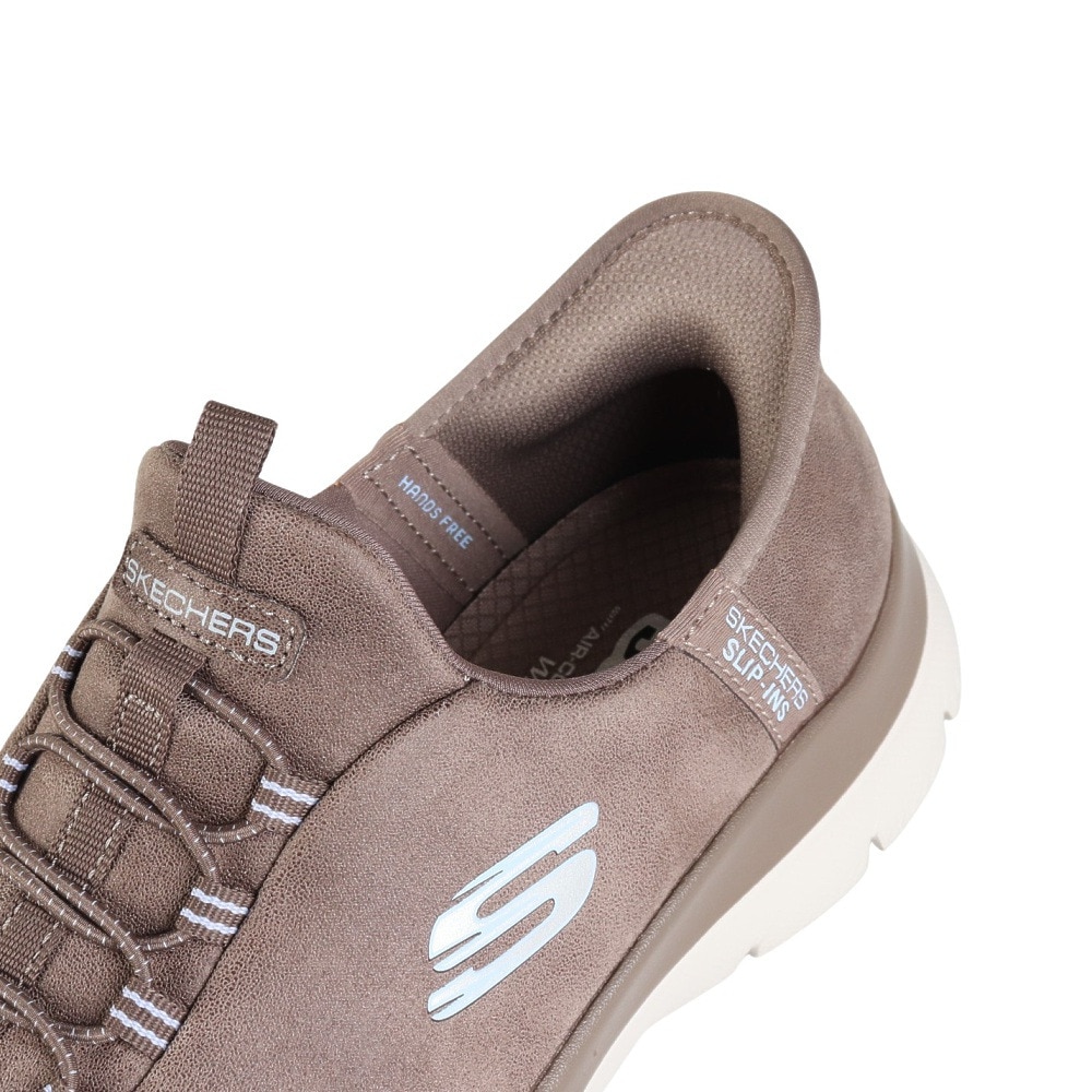 スケッチャーズ（SKECHERS）（レディース）カジュアルシューズ スリップインズサミッツアンノウントレイル ブラウン 150254W-BRN スニーカー ハンズフリー