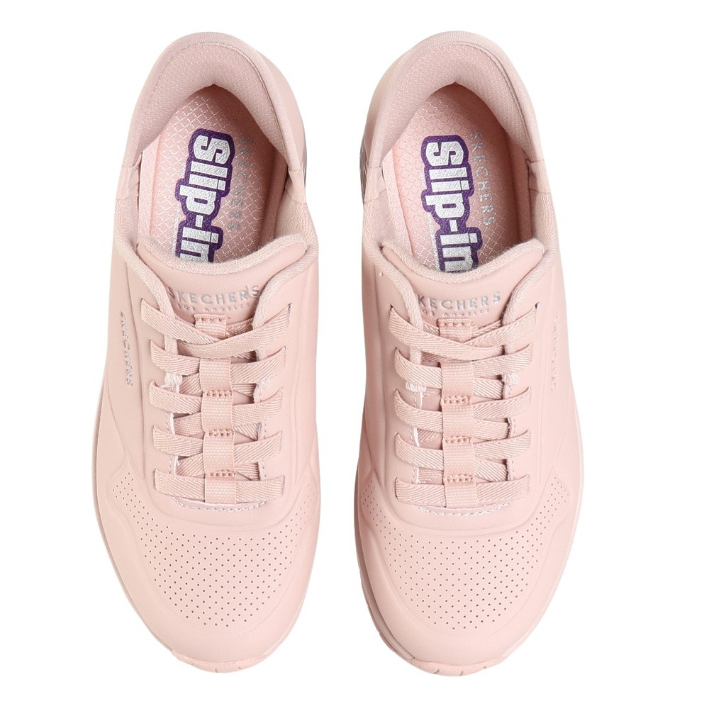 スケッチャーズ（SKECHERS）（レディース）カジュアルシューズ SI-UNO-EASY AIR ピンク 177112-BLSH スニーカー スポーツシューズ 靴 ハンズフリー