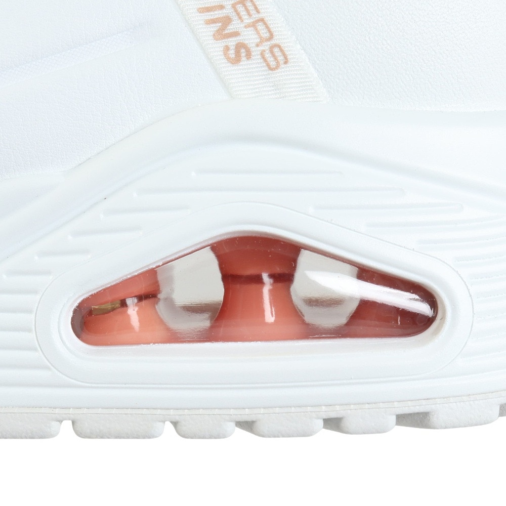スケッチャーズ（SKECHERS）（レディース）カジュアルシューズ スリップインズ ウノ イージー エア 177112-WHT