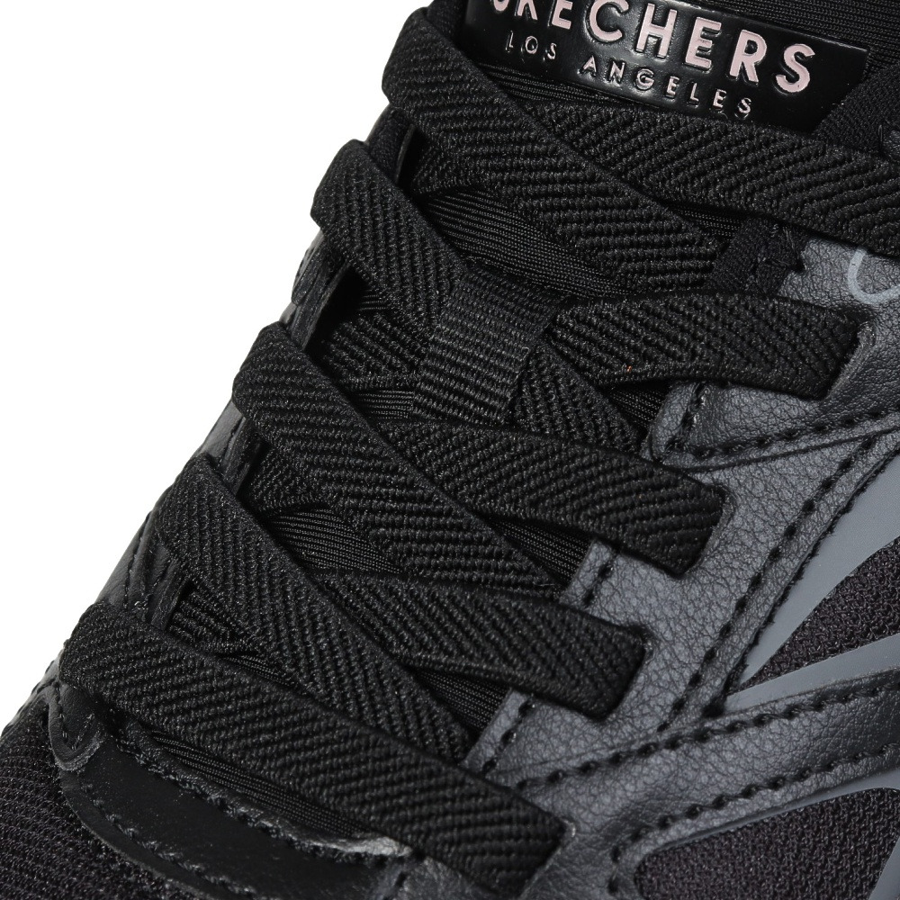 スケッチャーズ（SKECHERS）（レディース）カジュアルシューズ SI-TRES-AIR UNO-EZGL ブラック 177408-BLK スニーカー スポーツシューズ 靴 ハンズフリー