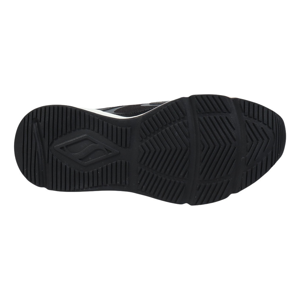 スケッチャーズ（SKECHERS）（レディース）カジュアルシューズ SI-TRES-AIR UNO-EZGL ブラック 177408-BLK スニーカー スポーツシューズ 靴 ハンズフリー