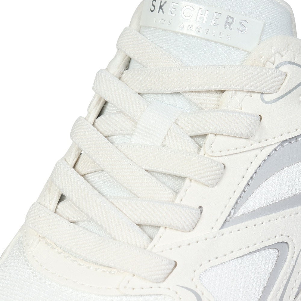 スケッチャーズ（SKECHERS）（レディース）カジュアルシューズ SI-TRES-AIR UNO-EZGL ホワイト 177408-WHT スニーカー スポーツシューズ 靴 ハンズフリー