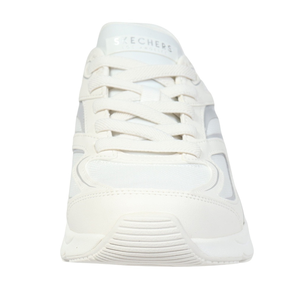 スケッチャーズ（SKECHERS）（レディース）カジュアルシューズ SI-TRES-AIR UNO-EZGL ホワイト 177408-WHT スニーカー スポーツシューズ 靴 ハンズフリー
