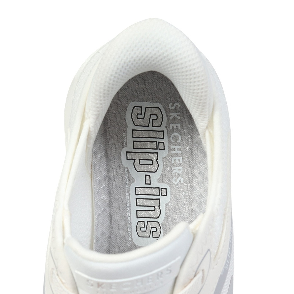 スケッチャーズ（SKECHERS）（レディース）カジュアルシューズ SI-TRES-AIR UNO-EZGL ホワイト 177408-WHT スニーカー スポーツシューズ 靴 ハンズフリー