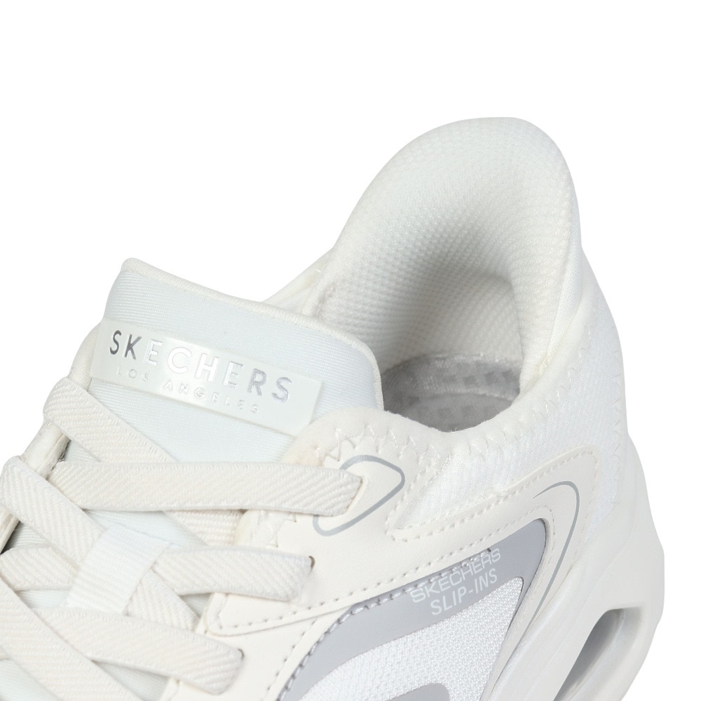 スケッチャーズ（SKECHERS）（レディース）カジュアルシューズ SI-TRES-AIR UNO-EZGL ホワイト 177408-WHT スニーカー スポーツシューズ 靴 ハンズフリー