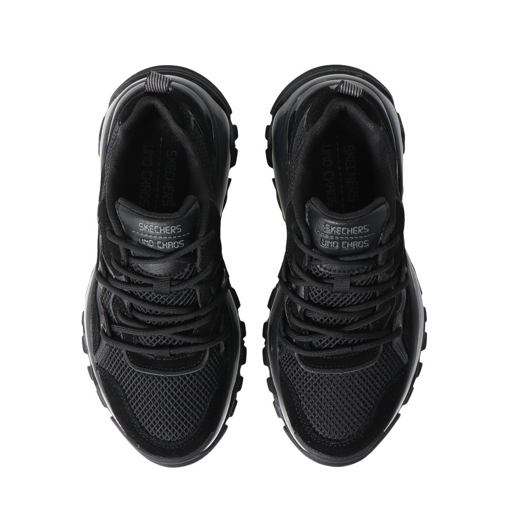 スケッチャーズ（SKECHERS）（レディース）カジュアルシューズ UNO CHAOS 177935-BBK