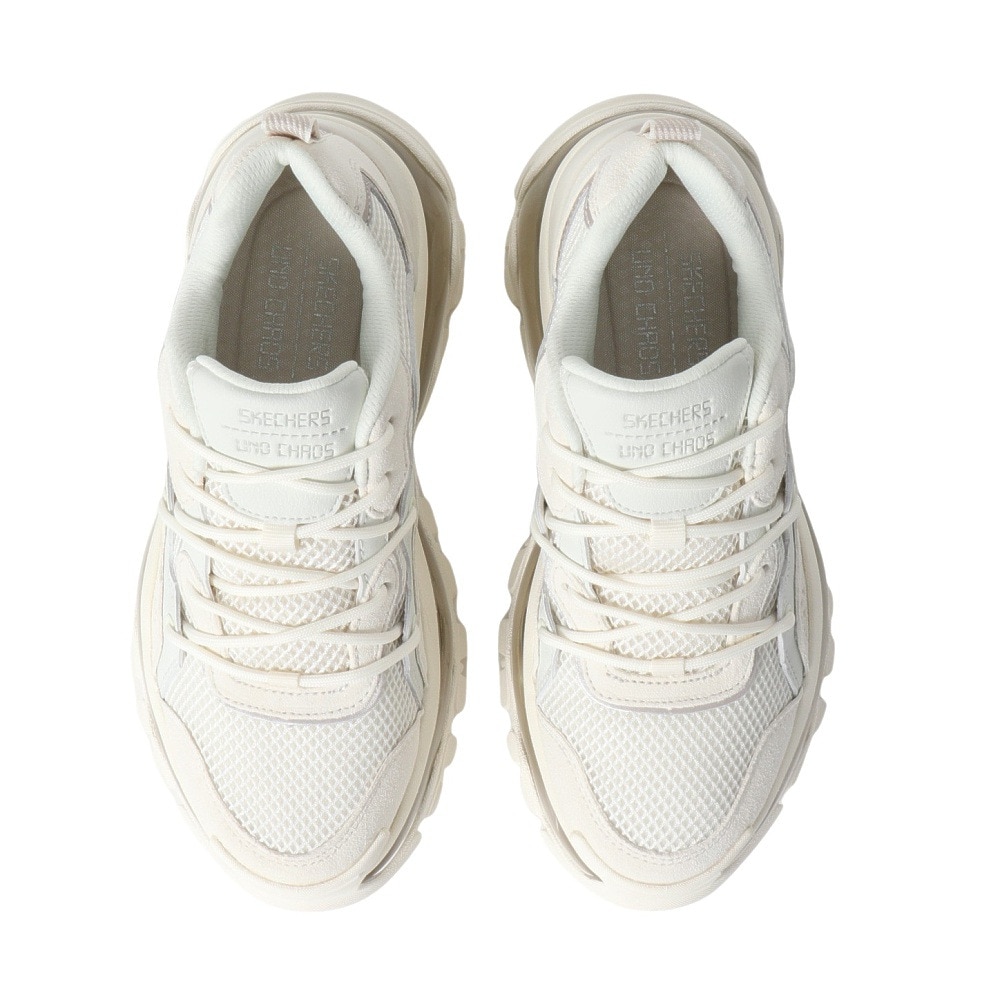 スケッチャーズ（SKECHERS）（レディース）カジュアルシューズ UNO CHAOS 177935-WHT